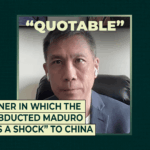 A maneira como os EUA sequestraram Maduro “foi um choque” para a China