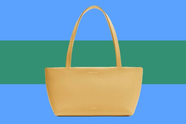 Bolsa marrom clara com 