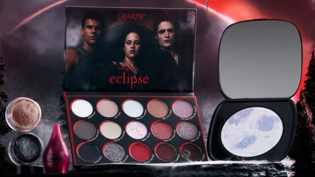 A marca de maquiagem ColourPop lançará a coleção 'Twilight Saga: Eclipse' com tons inspirados em vampiros

