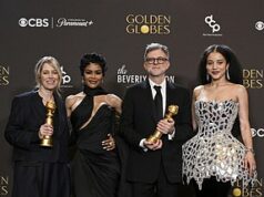 A namorada estrela de Glen Powell e Landman, Michelle Randolph, fizeram o primeiro evento juntos … após três meses de namoro Uma batalha após outra ganhou mais, com quatro, incluindo Melhor Filme - Comédia ou Musical