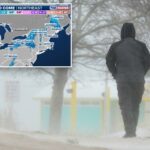 Dois sistemas poderiam trazer neve leve de Washington, DC, para Boston durante o fim de semana e no Dia MLK, apesar da queda de neve abaixo da média ao longo de grande parte do corredor I-95.