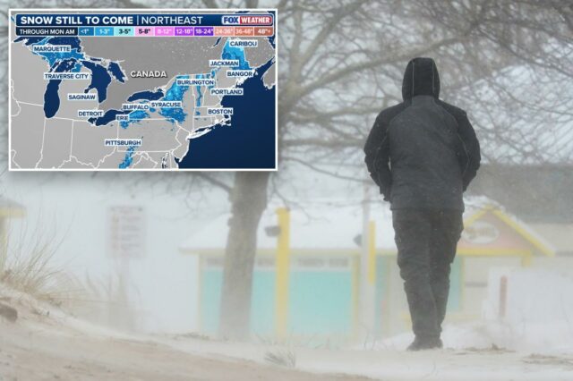 Dois sistemas poderiam trazer neve leve de Washington, DC, para Boston durante o fim de semana e no Dia MLK, apesar da queda de neve abaixo da média ao longo de grande parte do corredor I-95.