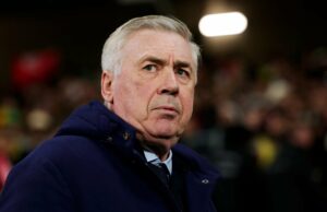 Michael Carrick tem a mesma característica que fez os jogadores admirarem Carlo Ancelotti Gráfico Ancelotti