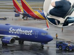 A polêmica política de passageiros de tamanho grande da Southwest entra em vigor na terça-feira – aqui está o que isso significa para os viajantes Cara com excesso de peso em um assento de avião.