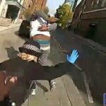 Conheci imagens da polícia de prisões após reconhecimento facial. Em média, um suspeito é preso a cada 34 minutos quando as câmeras estão funcionando