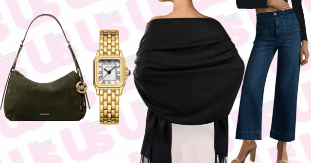 Emilie Joseph usa óculos escuros, brincos, batom vermelho, um blazer preto oversized / estruturado de lã virgem com gola de lapela da Victoria Beckham para Mango, calças de treino oversized / calças de treino Adidas Classics em vermelho com listras, um colar / corrente dourado grosso da Merbabe Grécia, sapatos: sapatos pretos pontiagudos de cetim Newton com salto alto da Saint Laurent, durante uma sessão de fotos de moda de estilo de rua, em 12 de maio de 2024 em Paris, França.