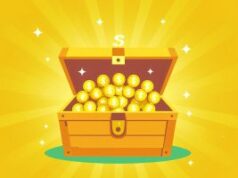 A regulamentação das loot boxes está acompanhando os riscos legais e sociais? Uma imagem de uma caixa de saque no estilo de quadrinhos. A regulamentação da Loot Box está acompanhando os riscos legais e sociais?