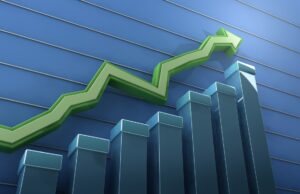 A startup de segurança de dados Cyera atinge avaliação de US$ 9 bilhões seis meses depois de ser avaliada em US$ 6 bilhões Graph with positive budget prediction outlook
