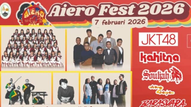 AIERO FEST 2026 realizado em South Tangerang, unindo músicos de todas as gerações em um palco
