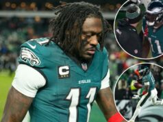 AJ Brown evita a mídia após explosão lateral, desempenho péssimo em possível canto de cisne dos Eagles AJ Brown evita a mídia após explosão lateral, desempenho péssimo em possível canto de cisne dos Eagles