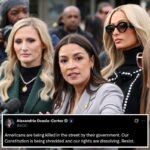 A deputada do “esquadrão” Alexandria Ocasio-Cortez exigiu no sábado que os democratas do Senado bloqueiem o financiamento para agentes federais do ICE atirarem e matarem um manifestante anti-ICE armado de 37 anos em Minneapolis.