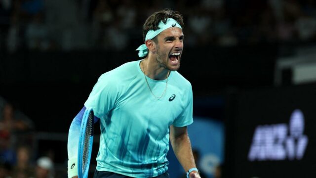 Aberto da Austrália: Musetti entra nas oitavas de final pela Aberto da Austrália: Musetti entra nas oitavas de final pela primeira vez e vence Machac em calor extremo