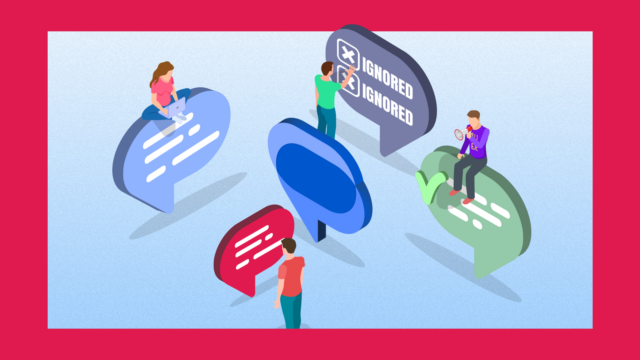 Acompanhei as solicitações de recursos do Mensagens do Google por Ícone do Mensagens do Google no centro, cercado por símbolos para bate-papos fixados, mensagens marcadas com estrela e envio agendado, com uma pessoa segurando um smartphone na parte inferior.