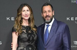 Adam Sandler acha que se casaria com a esposa Jackie, mesmo que não fosse famoso Adam Sandler acha que se casaria com a esposa Jackie, mesmo que não fosse famoso