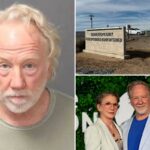 Agentes federais fortemente armados arrombam a porta da casa de Timothy Busfield em Nova York em uma operação dramática depois que ele se rendeu sob acusações de abuso sexual infantil