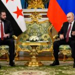 Al-Sharaa encontra-se com Putin enquanto a Rússia procura proteger bases militares na Síria