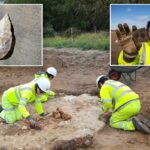 Aldeia antiga há muito perdida com um passado misterioso descoberto durante a escavação de um projeto de parque eólico