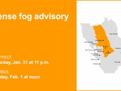 Alerta de neblina densa ativo para Delta até meio-dia de domingo – visibilidade tão baixa quanto 1/4 milha Alerta de neblina densa ativo para Delta até meio-dia de domingo – visibilidade tão baixa quanto 1/4 milha
