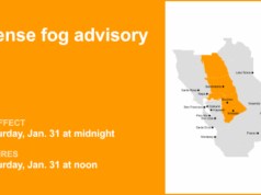 Alerta de neblina densa em vigor para a Delta no sábado – visibilidade tão baixa quanto 1/4 milha Alerta de neblina densa em vigor para a Delta no sábado – visibilidade tão baixa quanto 1/4 milha