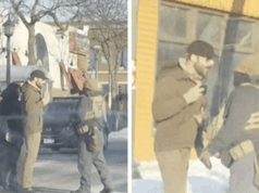 Alex Pretti conversa calmamente com agentes federais antes de ser morto a tiros, em vídeo 012426_minneapolis_shooting_new_angle_before_AP_KAL