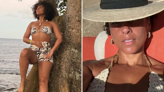 Alicia Keys dá tiros incríveis para comemorar seu 45º aniversário ... Esta garota está pegando fogo!
