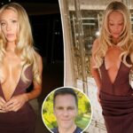 Alix Earle chega em 2026 com Tom Brady e um vestido de festa transparente e profundo