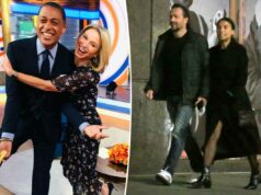 Amy Robach e TJ Holmes convidando os ex-namorados Andrew Shue e Marilee Fiebig para seu casamento, 3 anos após o caso bombástico Amy Robach e TJ Holmes convidando os ex-namorados Andrew Shue e Marilee Fiebig para seu casamento, 3 anos após o caso bombástico