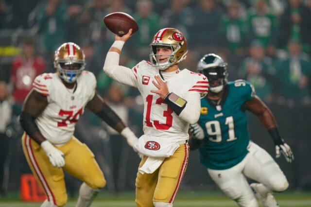 Antevisão do wild card do 49ers: como eles se parecem Antevisão do wild card do 49ers: como eles se parecem como número 6 no terceiro lugar dos Eagles