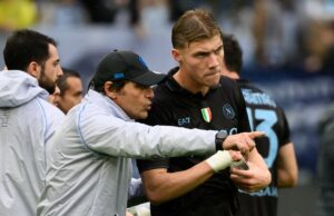 Antonio Conte acha que está fazendo algo com Rasmus Hojlund no Napoli que Ruben Amorim não poderia fazer no Man Utd Amad, Alejandro Garnacho, kobbie Mainoo e Rasmus Idlund com a FA Cup.