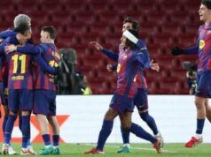 Após ficar para trás, Barcelona garante ingressos para as oitavas de final da Liga dos Campeões Após ficar para trás, Barcelona garante ingressos para as oitavas de final da Liga dos Campeões