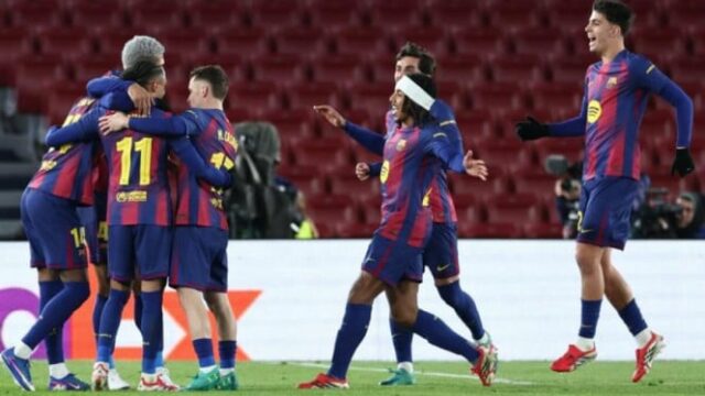 Após ficar para trás, Barcelona garante ingressos para as oitavas de final da Liga dos Campeões
