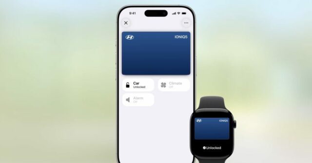 Apple testa desempenho do Car Key no mundo real com grandes fabricantes de automóveis | Recurso visto em um iPhone e Apple Watch