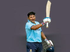 Aqui estão as duras pancadas de Sarfaraz Khan em Mumbai em dezembro Aqui estão as duras pancadas de Sarfaraz Khan em Mumbai em dezembro