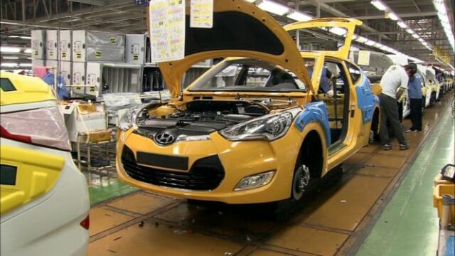 As fábricas de automóveis sul-coreanas estão começando a ser sobrecarregadas pela China
