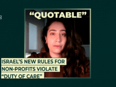 As novas regras de Israel para organizações sem fins lucrativos violam o “dever de cuidado” As novas regras de Israel para organizações sem fins lucrativos violam o “dever de cuidado”