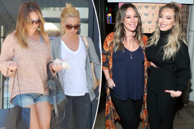 Ashley Tisdale sai com a irmã distante de Hilary Duff, Haylie, enquanto o drama 'tóxico' do grupo de mães esquenta
