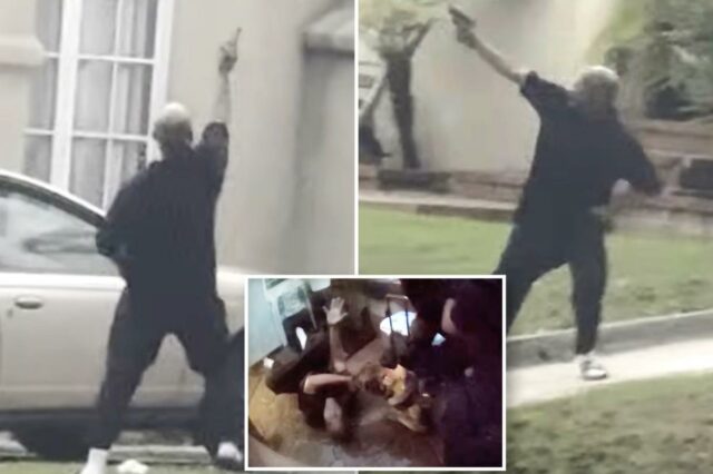 Atirador atira no helicóptero do LAPD antes que um cão policial o derrube, mostra um novo vídeo incrível
