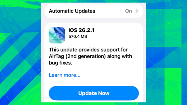 Atualize agora: Apple iOS 26.2.1 chega com suporte para AirTags 2
