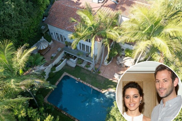 Aubrey Plaza retira a casa de US $ 6,5 milhões em Los Angeles que ela dividia com o falecido marido Jeff Baena - aqui está uma olhada nas acomodações de luxo
