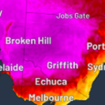 Australianos suam durante a onda de calor escaldante do Dia da Austrália