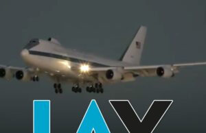 ‘Avião do Juízo Final’ presidencial pousa em Los Angeles, provocando pânico avião do juízo final relaxado 1