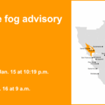 Aviso de neblina densa afetando North Bay Interior Valleys até sexta-feira de manhã – visibilidade de 1/4 de milha