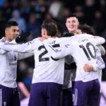 Jogadores do Manchester United reunidos.