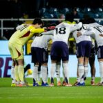 Jogadores do Manchester United reunidos.