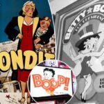 Betty Boop e ‘Blondie’ entram em domínio público em 2026, acompanhadas por um trio de detetives