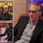 Bill Maher chora no Globo de Ouro pelo desprezo do podcast de Joe Rogan: 'Apenas indicado como o material super acordado'