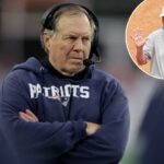 O técnico Bill Belichick, do New England Patriots, observa o segundo tempo contra o Kansas City Chiefs, no Gillette Stadium, em 17 de dezembro de 2023, em Foxborough, Massachusetts.