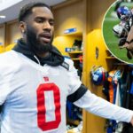 Brian Burns encontrando motivos para o 'lado positivo', apesar de mais decepções com os Giants