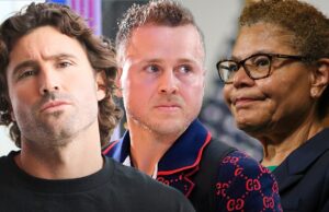 Brody Jenner apoia Spencer Pratt para prefeito de Los Angeles, chama a Reality TV de um trabalho difícil brody jenner spencer pratt e karen bass getty 1