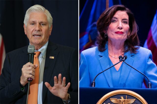 Bruce Blakeman critica a governadora Kathy Hochul sobre a emissão de carteiras de motorista de caminhão para imigrantes ilegais: 'Colocando os nova-iorquinos em perigo'
